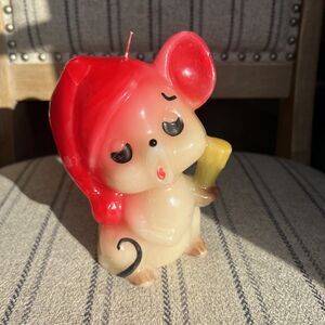 Josef Original Japan Sleepy Unused Candle Hand painted